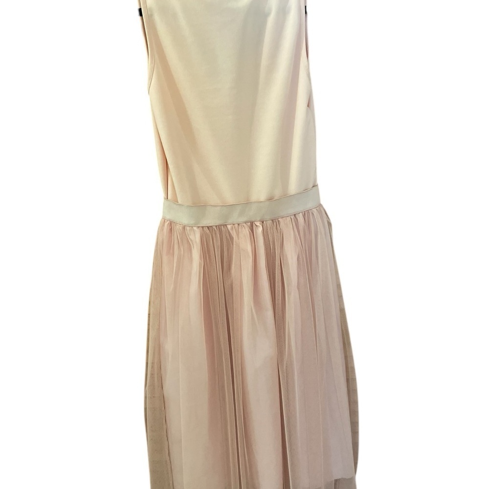 Boohoo Tall Boutique Tulle Mesh Midi Dress, Size 8 Tall, Blush, Pink and… - Picture 3 of 8